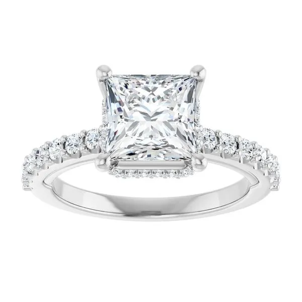 Hidden Halo-Style Engagement Ring Image 3 Rox Atlanta Jewelers Decatur, GA