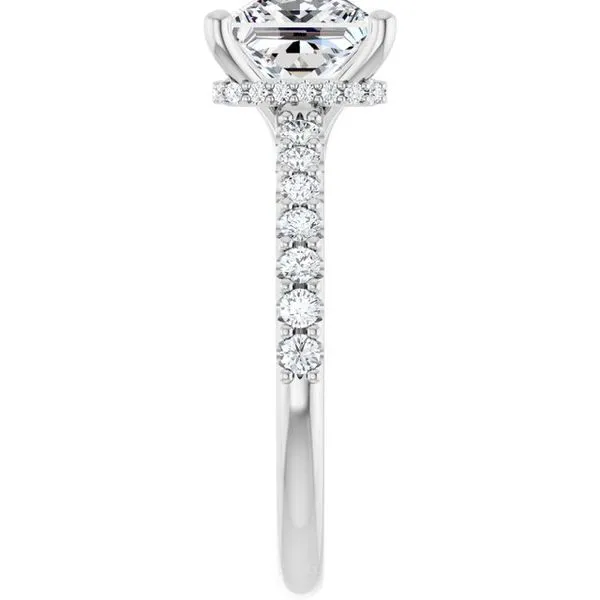 Hidden Halo-Style Engagement Ring Image 4 Clater Jewelers Louisville, KY