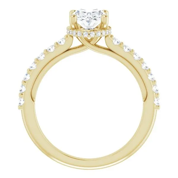 Hidden Halo-Style Engagement Ring Image 2 Rox Atlanta Jewelers Decatur, GA