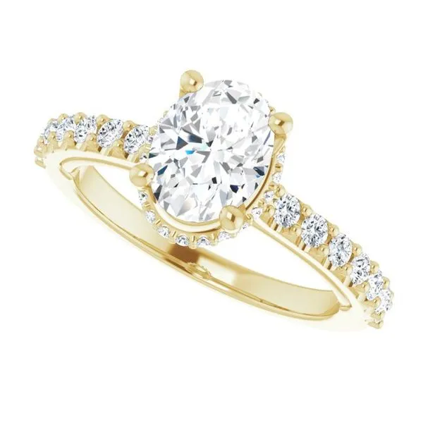 Hidden Halo-Style Engagement Ring Image 5 Rox Atlanta Jewelers Decatur, GA