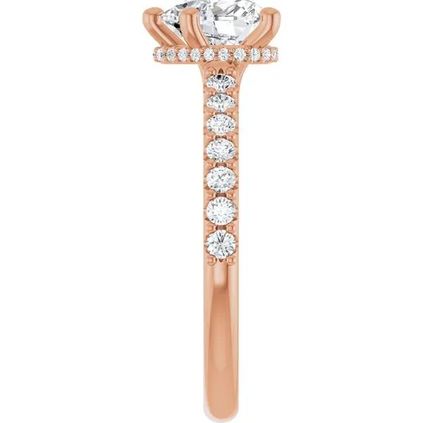 Hidden Halo-Style Engagement Ring Image 4 Paul James Jewelers Angels Camp, CA