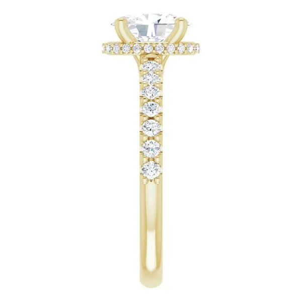 Hidden Halo-Style Engagement Ring Image 4 Shipley's Fine Jewelry Hampstead, MD