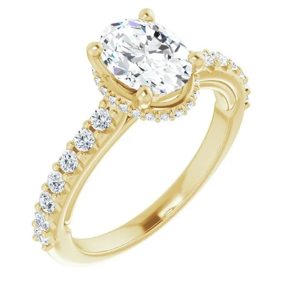 Hidden Halo-Style Engagement Ring Clater Jewelers Louisville, KY
