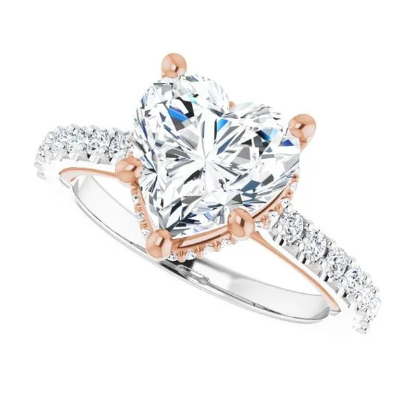 Hidden Halo-Style Engagement Ring Image 5 Arezzo Jewelers Elmwood Park, IL