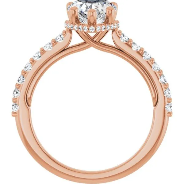 Hidden Halo-Style Engagement Ring Image 2 Shipley's Fine Jewelry Hampstead, MD