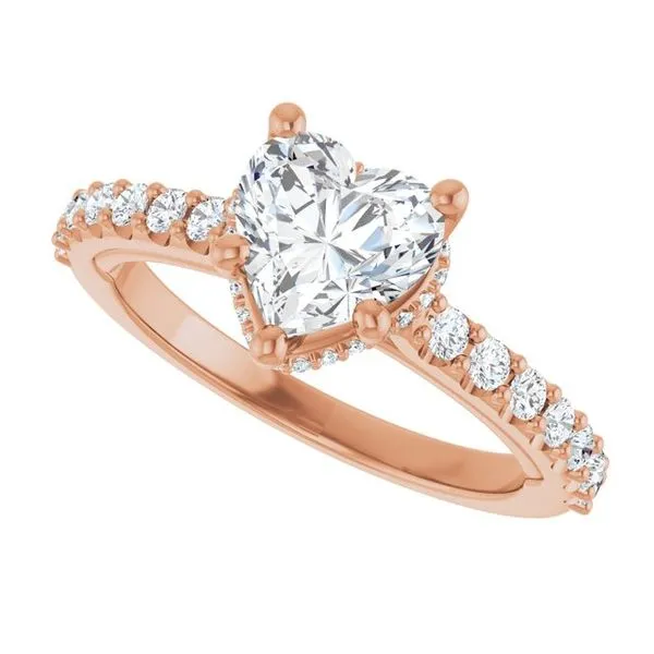 Hidden Halo-Style Engagement Ring Image 5 Arezzo Jewelers Elmwood Park, IL