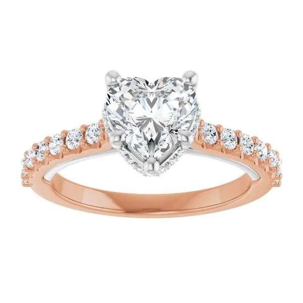 Hidden Halo-Style Engagement Ring Image 3 Arezzo Jewelers Elmwood Park, IL