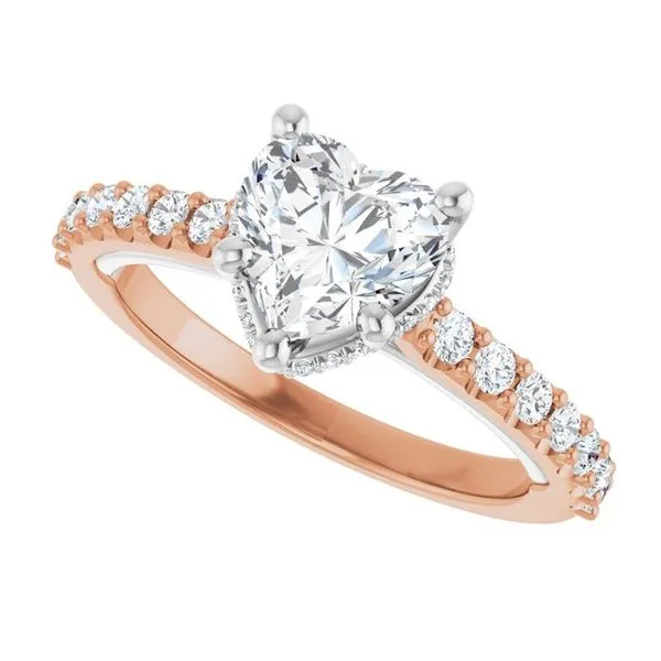 Hidden Halo-Style Engagement Ring Image 5 Arezzo Jewelers Elmwood Park, IL