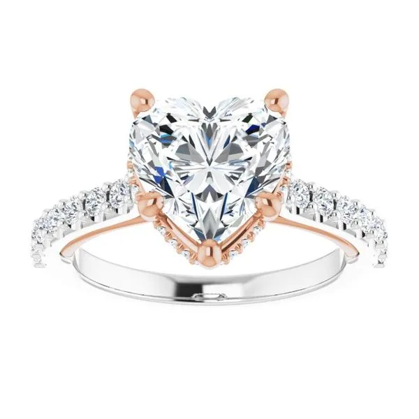 Hidden Halo-Style Engagement Ring Image 3 Arezzo Jewelers Elmwood Park, IL