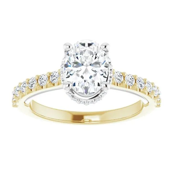 Hidden Halo-Style Engagement Ring Image 3 Arezzo Jewelers Elmwood Park, IL
