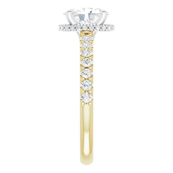 Hidden Halo-Style Engagement Ring Image 4 Clater Jewelers Louisville, KY