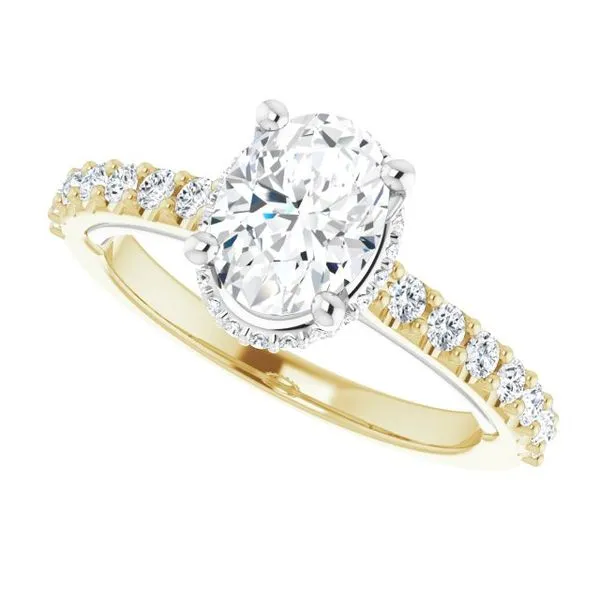 Hidden Halo-Style Engagement Ring Image 5 Arezzo Jewelers Elmwood Park, IL