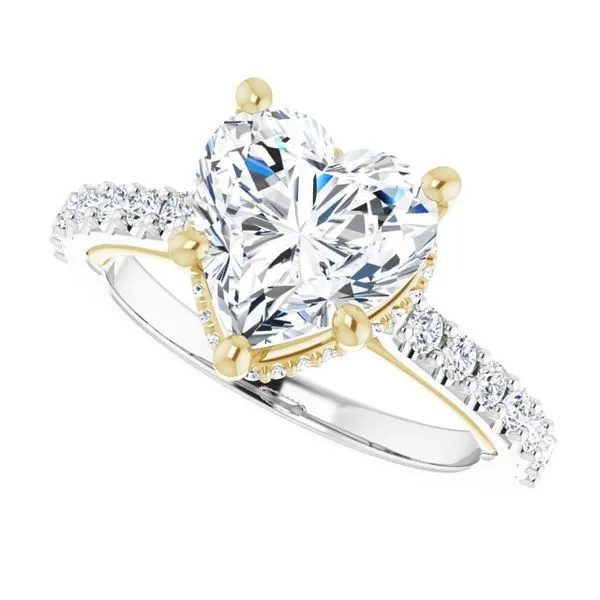 Hidden Halo-Style Engagement Ring Image 5 Arezzo Jewelers Elmwood Park, IL