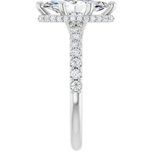 Hidden Halo-Style Engagement Ring Image 4 Austin's Fine Diamonds & Jewelry Lyndhurst, NJ