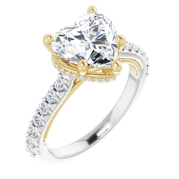 Hidden Halo-Style Engagement Ring