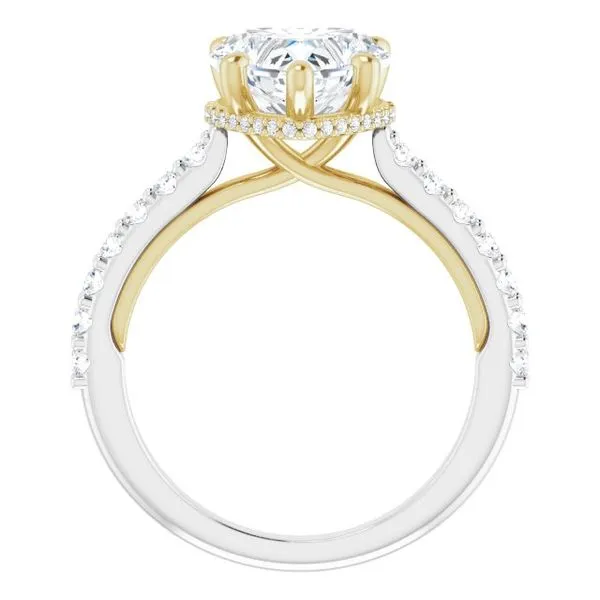 Hidden Halo-Style Engagement Ring Image 2 Rox Atlanta Jewelers Decatur, GA