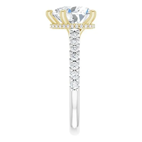 Hidden Halo-Style Engagement Ring Image 4 Austin's Fine Diamonds & Jewelry Lyndhurst, NJ