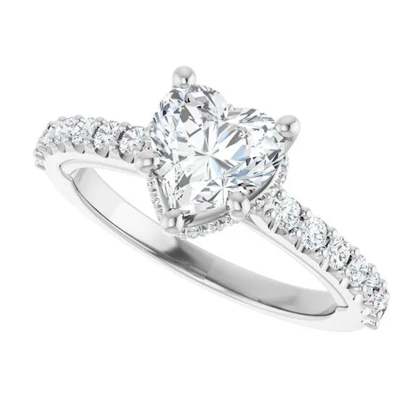 Hidden Halo-Style Engagement Ring Image 5 Austin's Fine Diamonds & Jewelry Lyndhurst, NJ