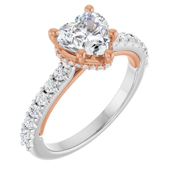 Hidden Halo-Style Engagement Ring