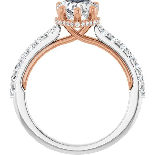Hidden Halo-Style Engagement Ring Image 2 Clater Jewelers Louisville, KY