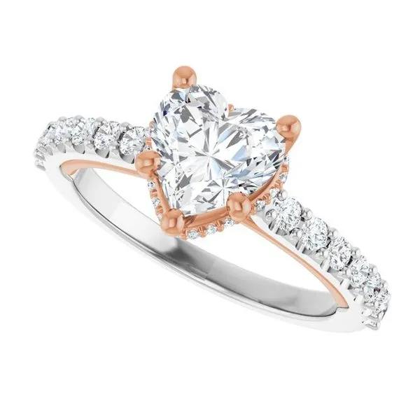 Hidden Halo-Style Engagement Ring Image 5 Clater Jewelers Louisville, KY