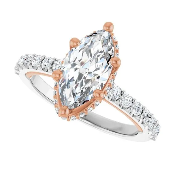 Hidden Halo-Style Engagement Ring Image 5 Clater Jewelers Louisville, KY