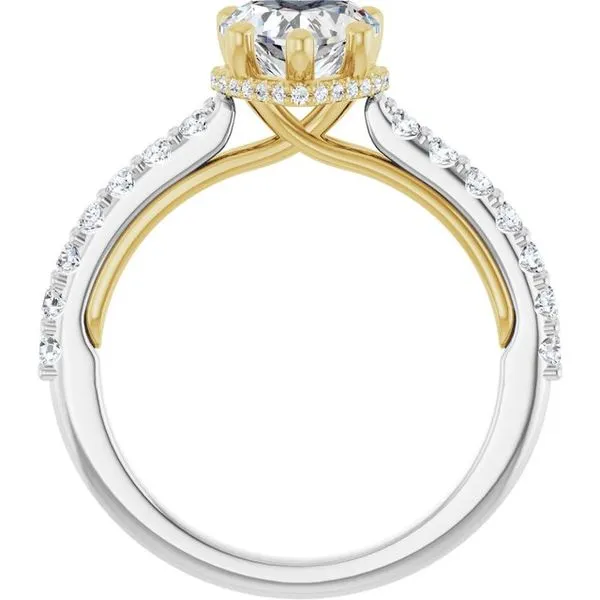 Hidden Halo-Style Engagement Ring Image 2 Rox Atlanta Jewelers Decatur, GA
