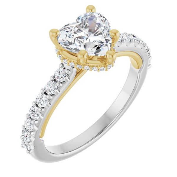 Hidden Halo-Style Engagement Ring