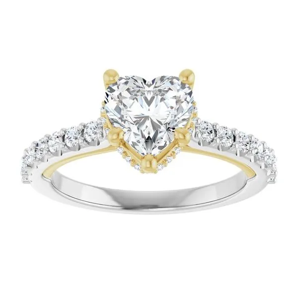 Hidden Halo-Style Engagement Ring Image 3 Paul James Jewelers Angels Camp, CA