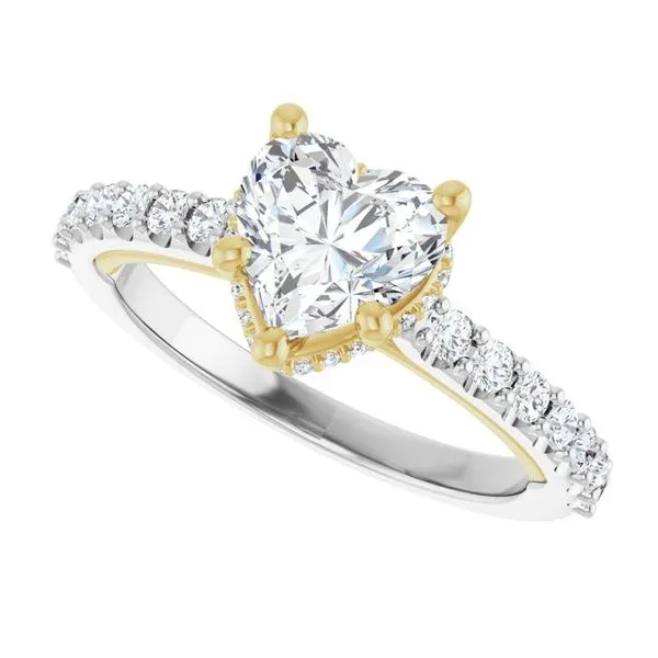 Hidden Halo-Style Engagement Ring Image 5 Paul James Jewelers Angels Camp, CA