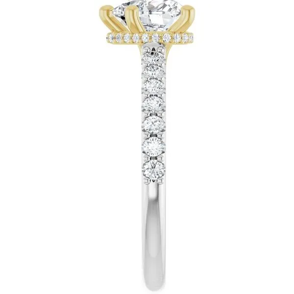 Hidden Halo-Style Engagement Ring Image 4 House of Silva Wooster, OH