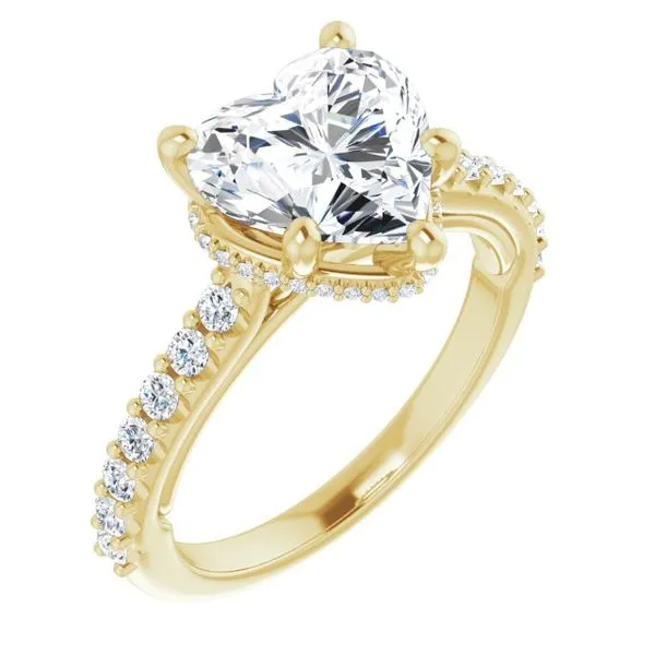 Hidden Halo-Style Engagement Ring Arezzo Jewelers Elmwood Park, IL