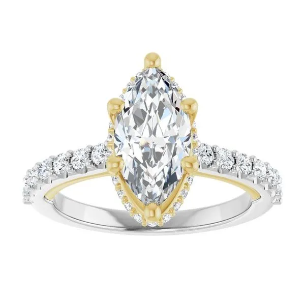 Hidden Halo-Style Engagement Ring Image 3 Arezzo Jewelers Elmwood Park, IL
