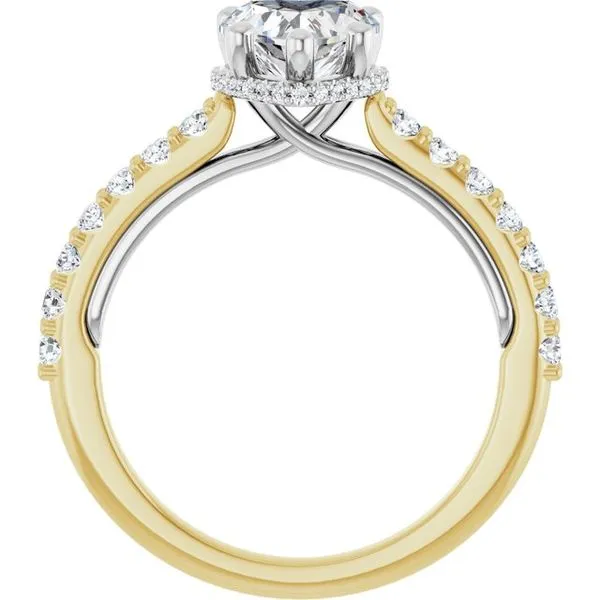 Hidden Halo-Style Engagement Ring Image 2 Eskews Fine Jewelers Lee's Summit, MO