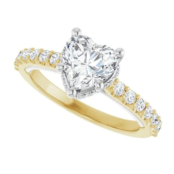 Hidden Halo-Style Engagement Ring Image 5 Golden Sails Jewelers, Inc. Saint Petersburg, FL
