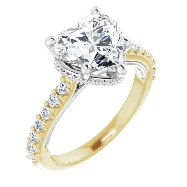 Hidden Halo-Style Engagement Ring Arezzo Jewelers Elmwood Park, IL