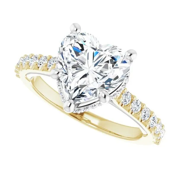 Hidden Halo-Style Engagement Ring Image 5 Clater Jewelers Louisville, KY