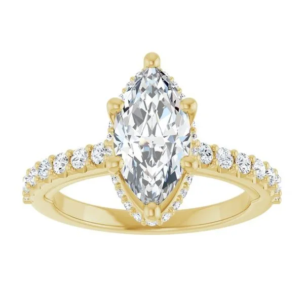 Hidden Halo-Style Engagement Ring Image 3 Rox Atlanta Jewelers Decatur, GA
