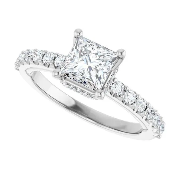 Hidden Halo-Style Engagement Ring Image 5 Austin's Fine Diamonds & Jewelry Lyndhurst, NJ