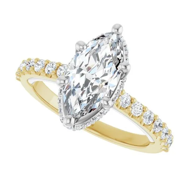 Hidden Halo-Style Engagement Ring Image 5 Arezzo Jewelers Elmwood Park, IL
