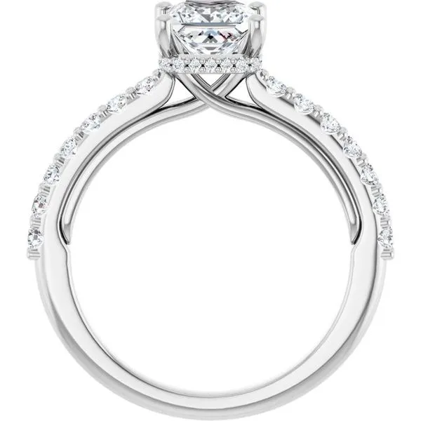 Hidden Halo-Style Engagement Ring Image 2 Rox Atlanta Jewelers Decatur, GA