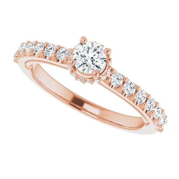 Hidden Halo-Style Engagement Ring Image 5 Clater Jewelers Louisville, KY