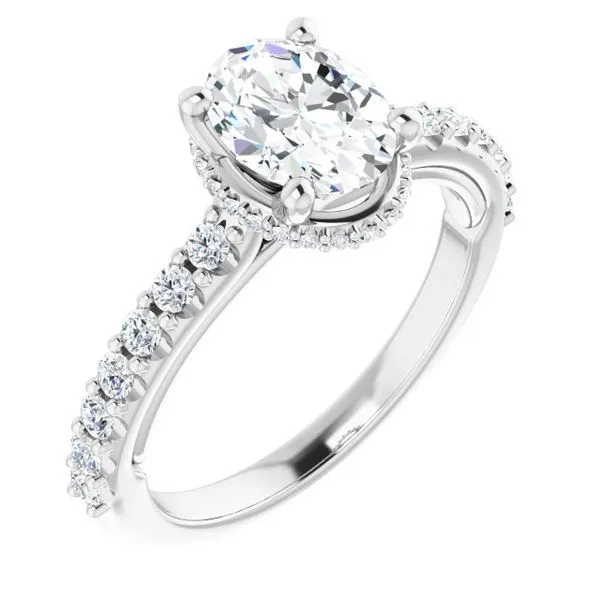 Hidden Halo-Style Engagement Ring Rox Atlanta Jewelers Decatur, GA