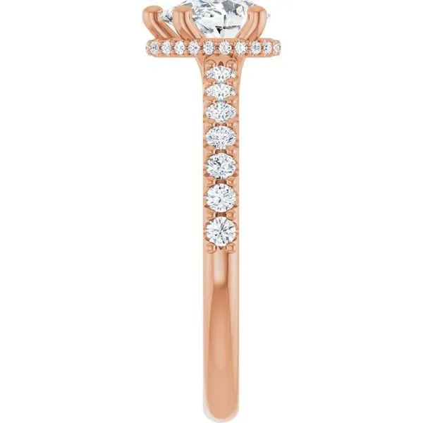 Hidden Halo-Style Engagement Ring Image 4 Paul James Jewelers Angels Camp, CA