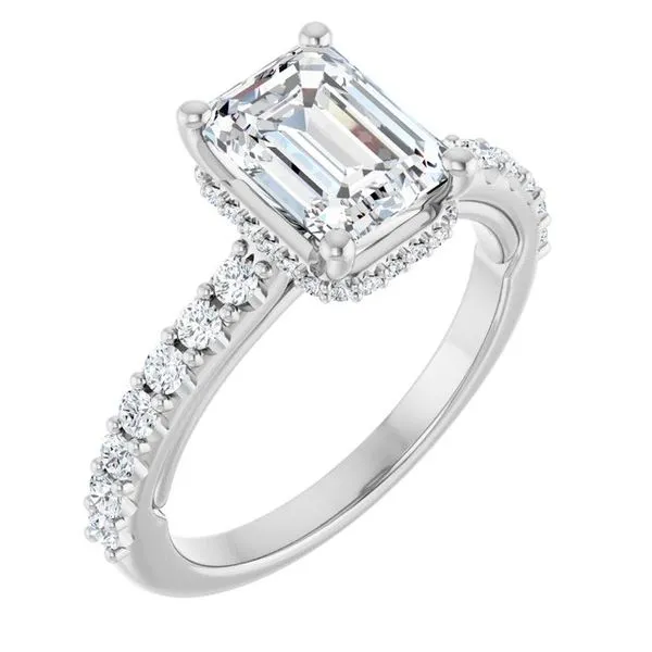 Hidden Halo-Style Engagement Ring Austin's Fine Diamonds & Jewelry Lyndhurst, NJ