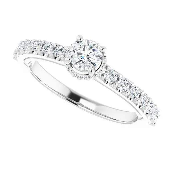 Hidden Halo-Style Engagement Ring Image 5 Rox Atlanta Jewelers Decatur, GA