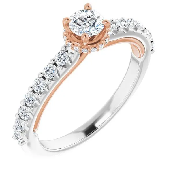 Hidden Halo-Style Engagement Ring Rox Atlanta Jewelers Decatur, GA