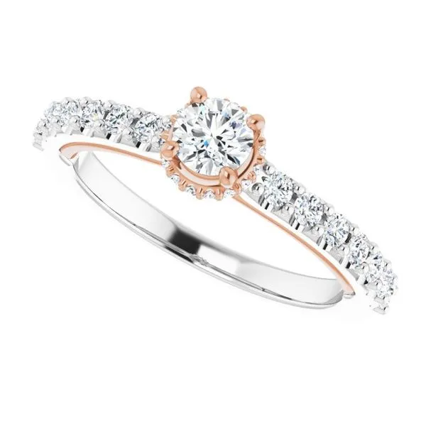 Hidden Halo-Style Engagement Ring Image 5 Rox Atlanta Jewelers Decatur, GA