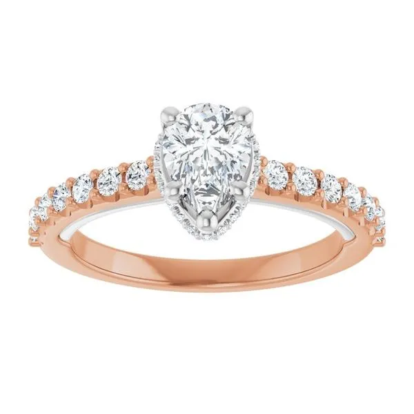 Hidden Halo-Style Engagement Ring Image 3 Paul James Jewelers Angels Camp, CA