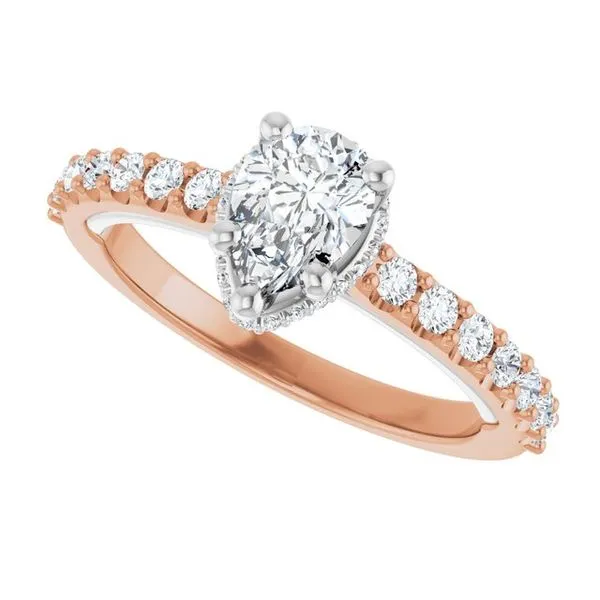 Hidden Halo-Style Engagement Ring Image 5 Golden Sails Jewelers, Inc. Saint Petersburg, FL